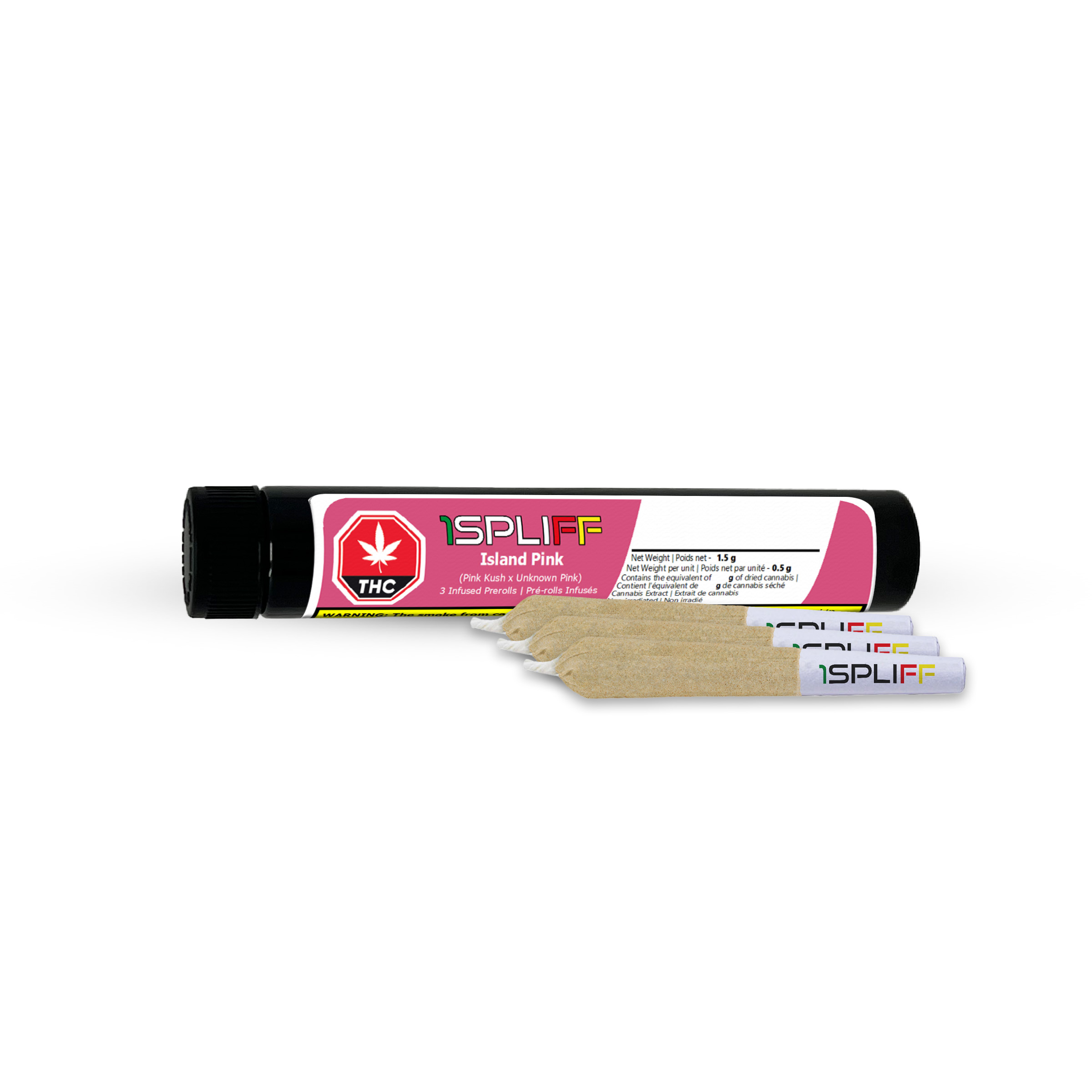 1Spliff, Infused Island Pink 3x0.5g
