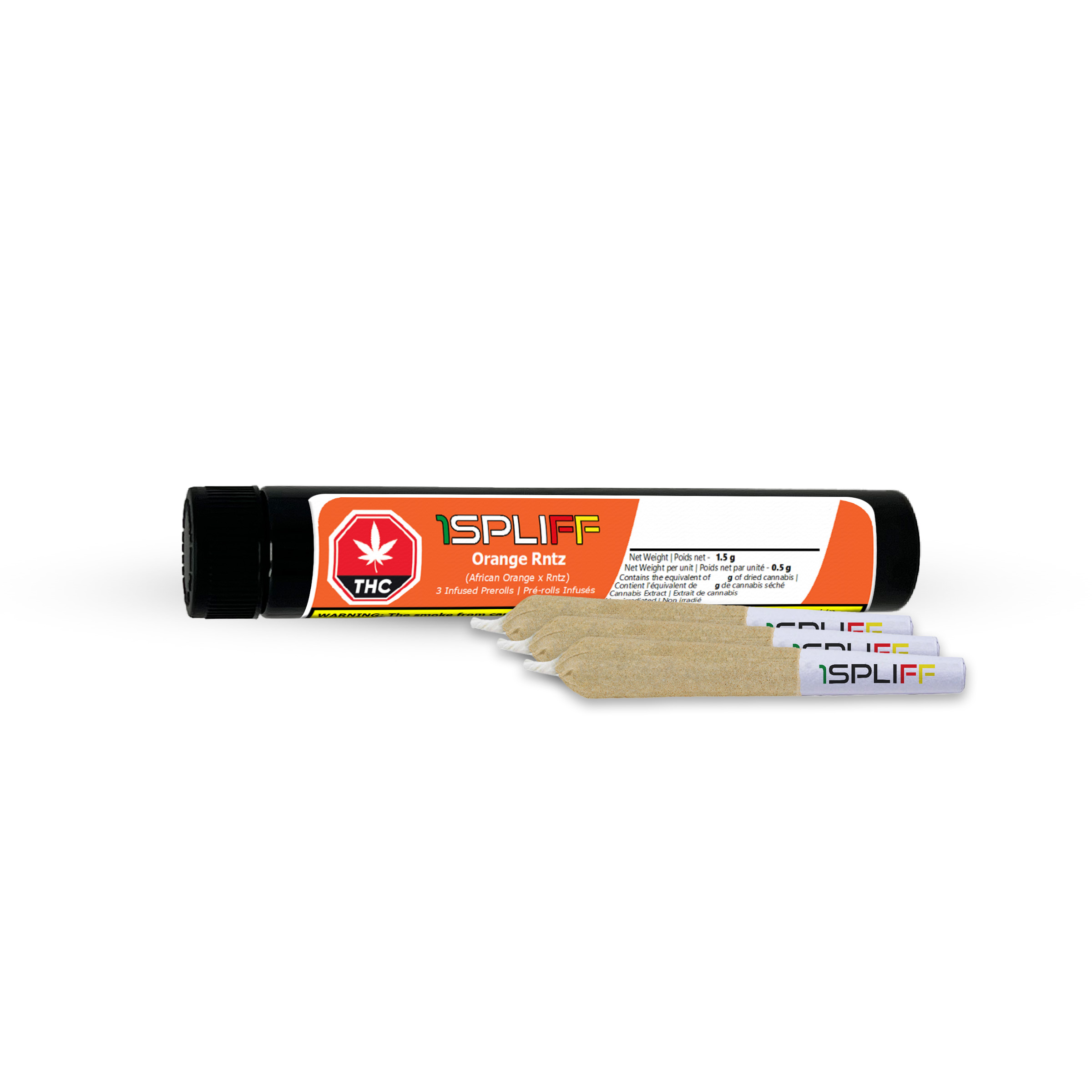1Spliff, Infused Orange Rntz 3x0.5g