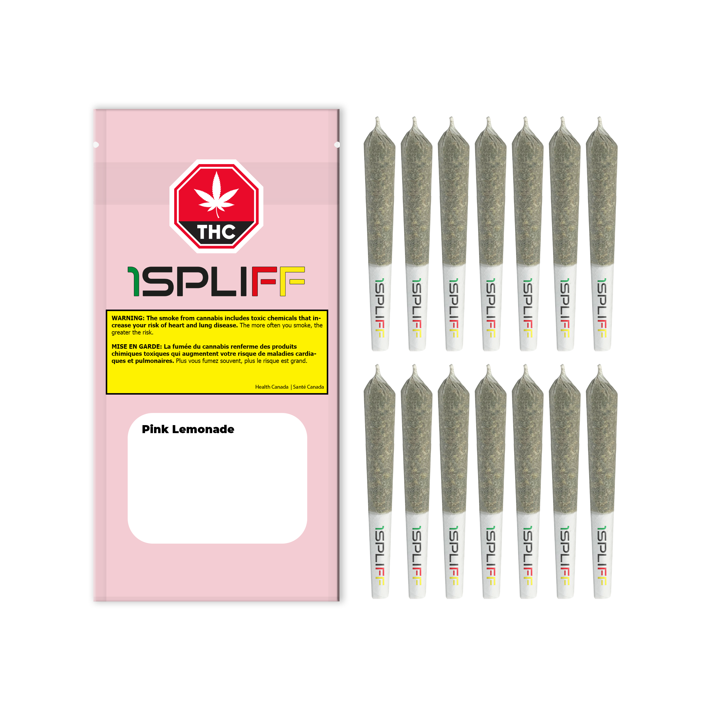 1Spliff, Pink Lemonade 14x0.5g