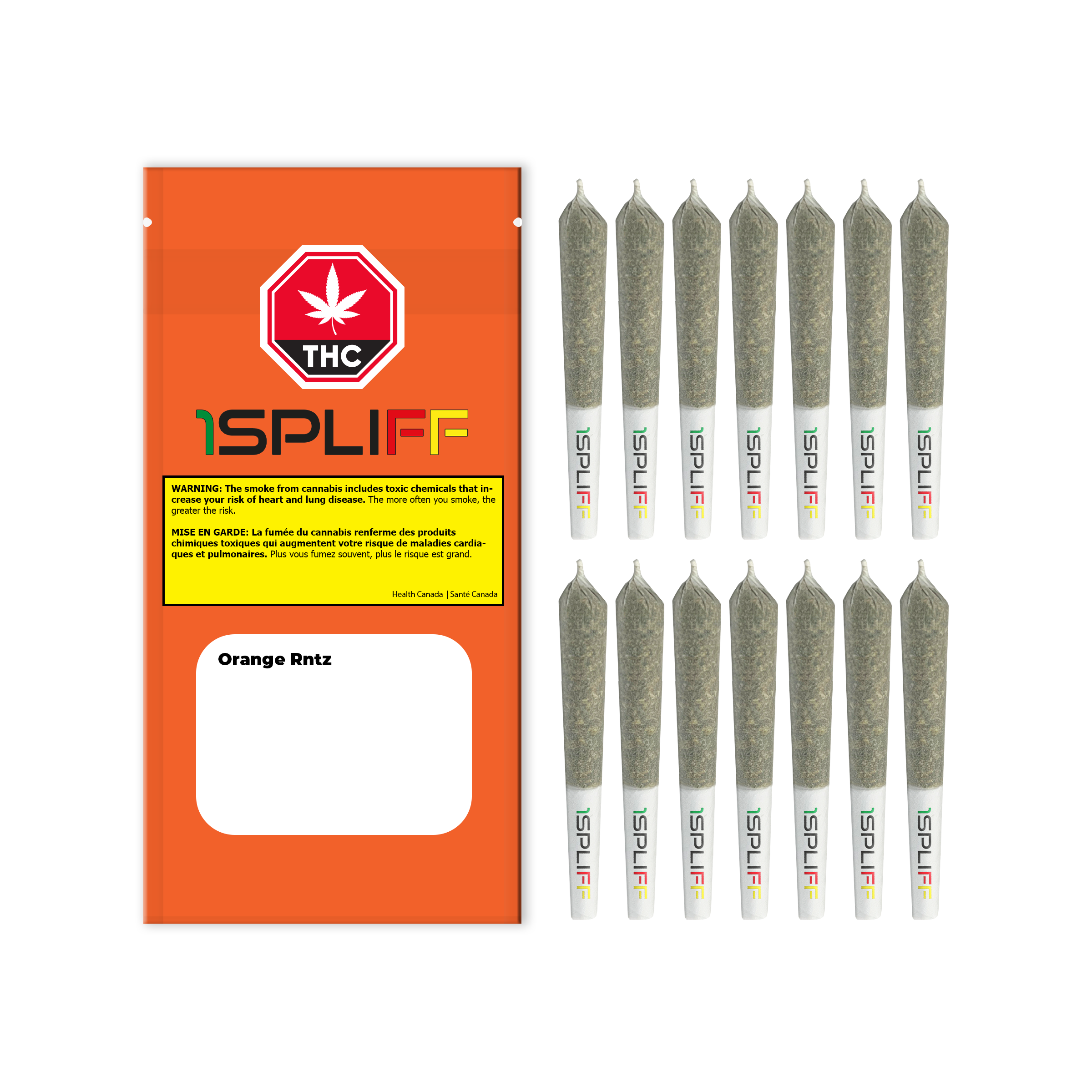 1Spliff, Orange Rntz 14x0.5g