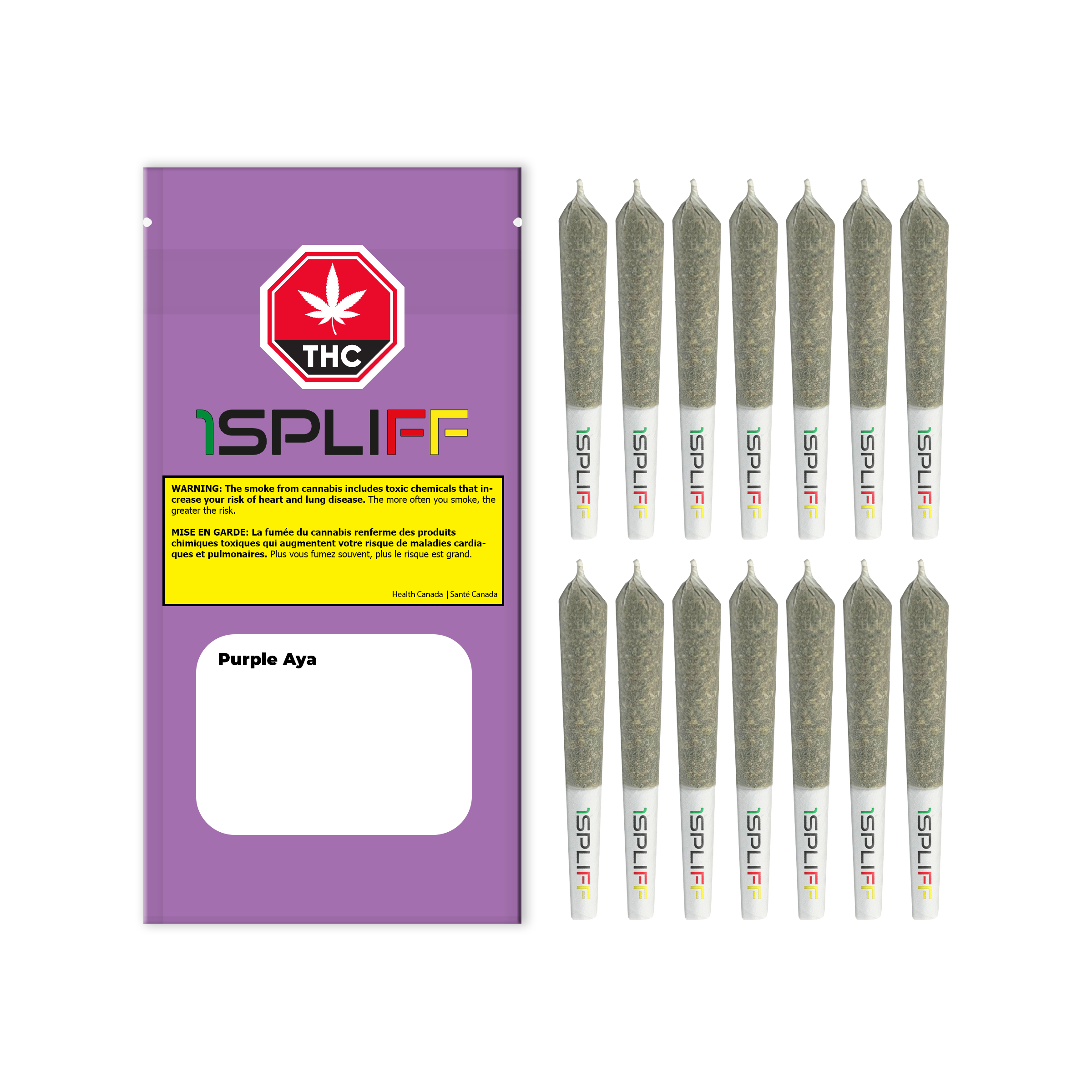 1Spliff, Purple Aya 14x0.5g
